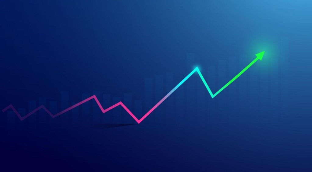 Sobre 2998308 negocios vela pau grafico grafico de mercado de acoes investimento vetor